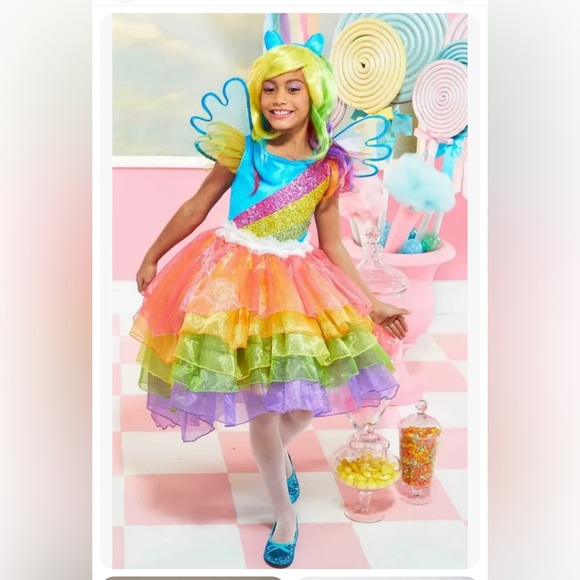 Chasing Fireflies My Little Pony Rainbow Dash Costume Size 8. Great Condition.